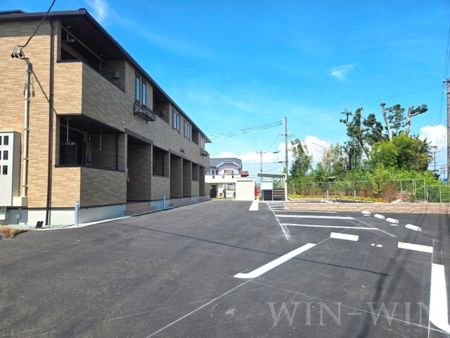 ムーミン村の駐車場