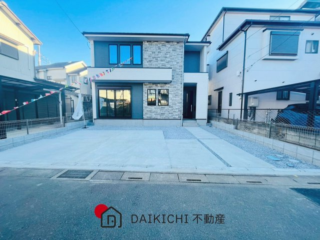 【前面道路含む現地写真】 | 桶川市坂田7期　新築戸建　全1棟　1号棟