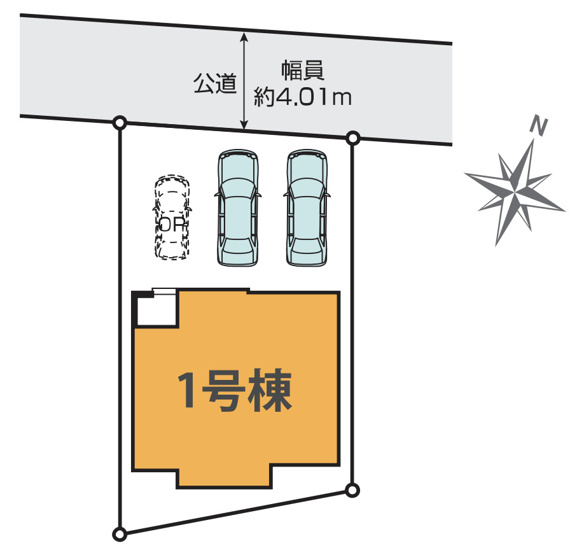【区画図】 | 桶川市坂田7期　新築戸建　全1棟　1号棟