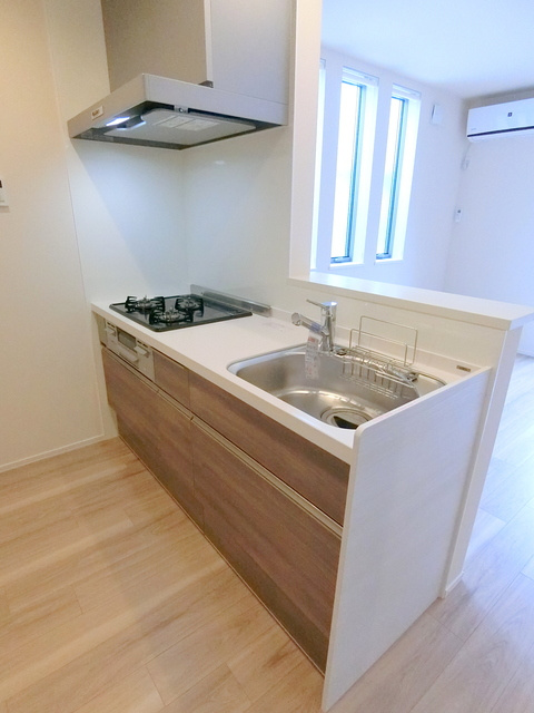 ルボワ阿佐谷のキッチン|★グリル付き3口ガスキッチン★