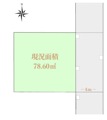 【区画図】 | －売主物件－府中市朝日町1丁目　新築戸建　全1棟