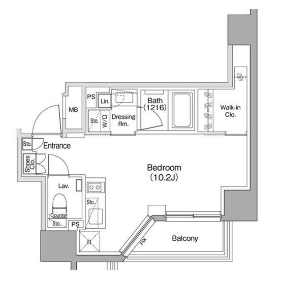 【間取り】 | ザ・パークハビオ蒲田