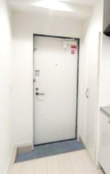 グランディール梅島の玄関