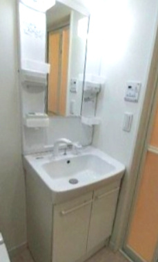 グランディール梅島の洗面所