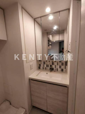 【洗面所】 | ザ・パークハビオ蒲田 | コンパクトで使いやすい洗面所