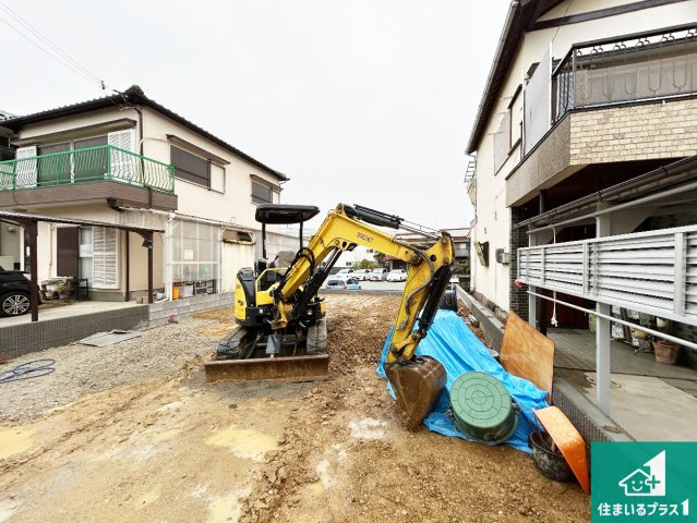 明石市二見町西二見　新築一戸建ての外観|現在建築中！落ち着いた街並みで新生活を始めることが出来そう！周辺の物件も併せてご紹介させて頂きます！