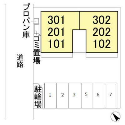 【区画図】 | アミティエ Ⅰ