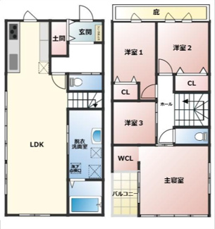 【間取り】 | 東有野台新築戸建１号地