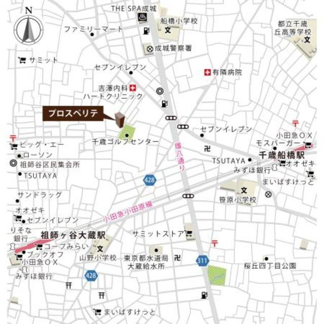 プロスペリテの地図