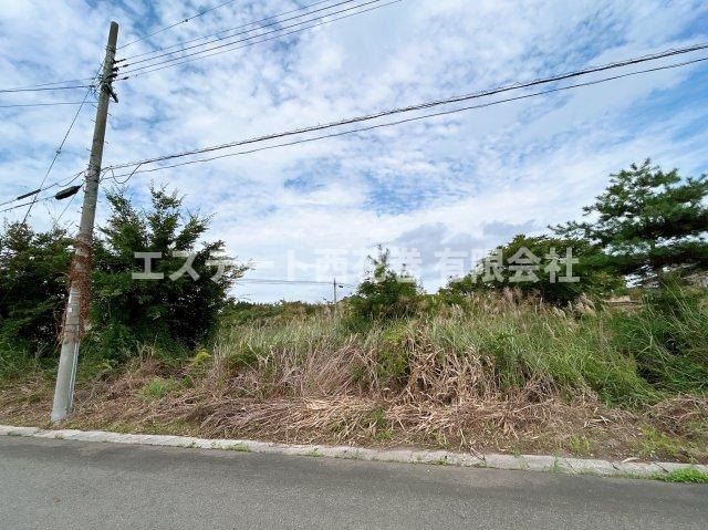 花巻市胡四王二丁目　土地の前面道路含む現地写真