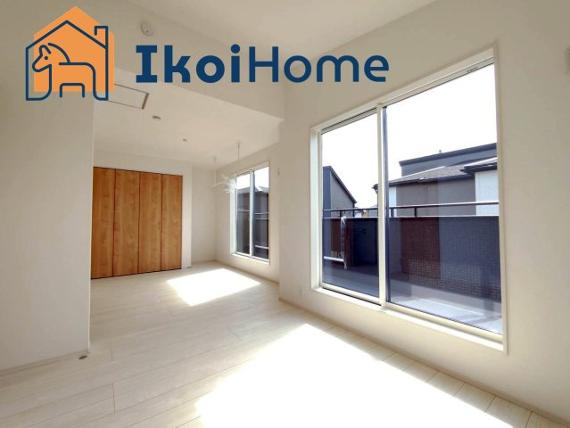 明石市二見町西二見　新築戸建の内装|◆同社施工例◆フロアーコーティング・エアコン・壁掛けテレビ・などを住宅ローンに組込む事も可能です