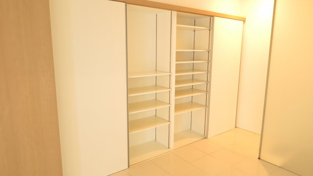 La Douceur湊町の収納