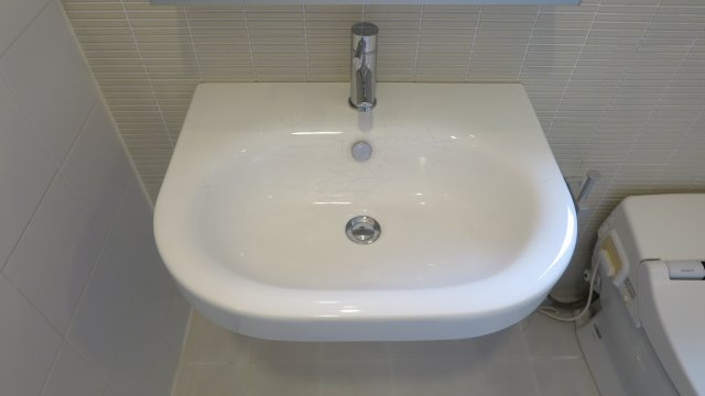 La Douceur湊町の独立洗面台