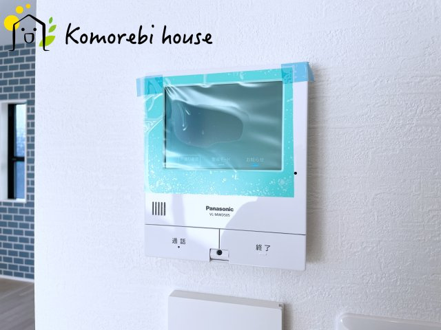 大宮指扇Norths side　新築一戸建て　グリーンガーデン　Bの防犯設備|来客時も画面で確認できる安心のTVモニターフォン。録画機能も付いているの安心。忙しい毎日をしっかりサポートします。