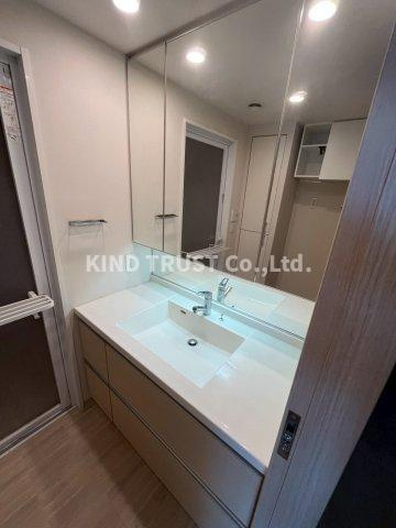 ブランズシティ天神橋筋六丁目の洗面所|使いやすい洗面所です