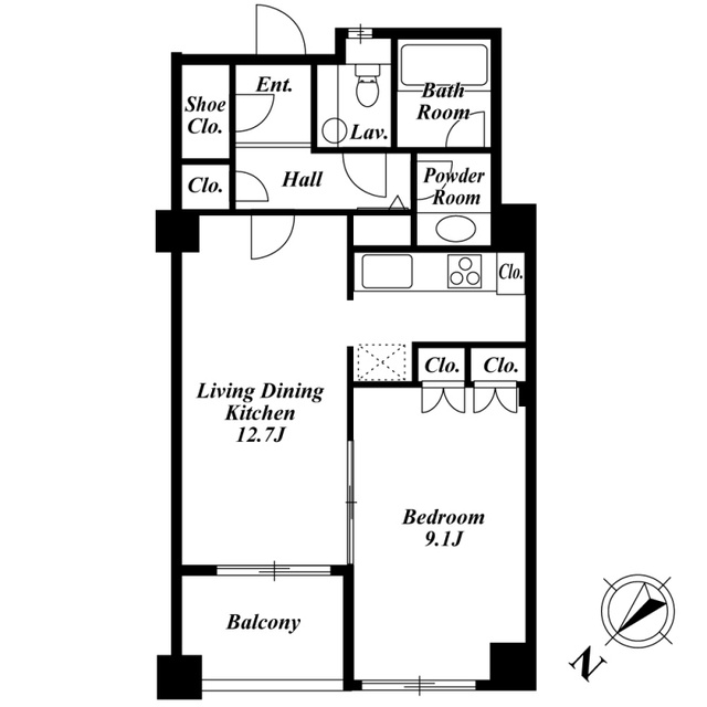 渋谷区猿楽町の賃貸マンション