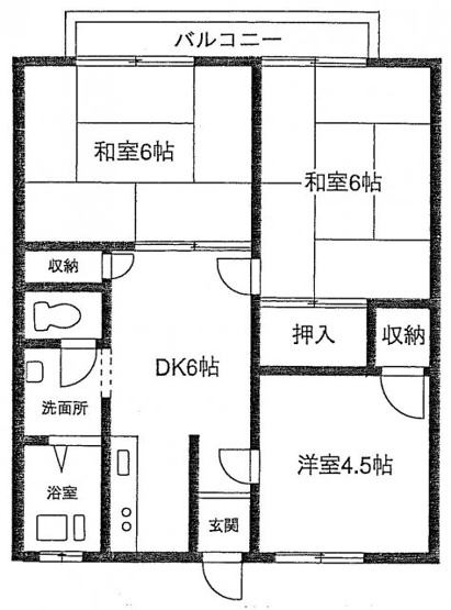 【間取り】 | 吉沢ハイツ