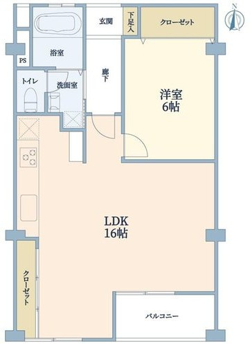 甲子園第6コーポラスの間取り