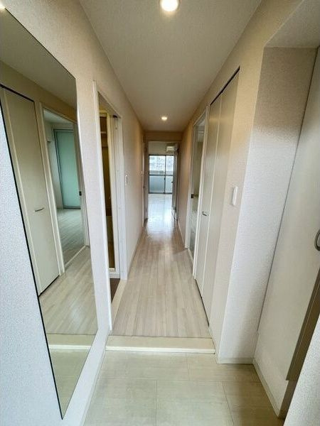 海老江サンライズの玄関