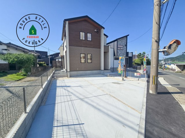 糟屋郡須恵町新原第1-2棟(2号棟)の外観|デザイン性のある外観です。