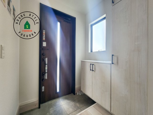 福岡市東区美和台7丁目第3-2棟(2号棟)の防犯設備|二重ロックでしっかり防犯対策ができます。