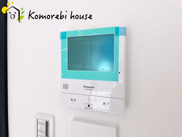 大宮指扇Norths side　新築一戸建て　グリーンガーデン　Dの防犯設備|モニター付きインターフォンです