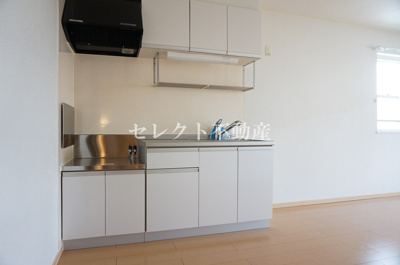 【キッチン】 | ベルアンジュⅡ | 【ベルアンジュⅡ】コンパクトなキッチンで掃除もラクラク