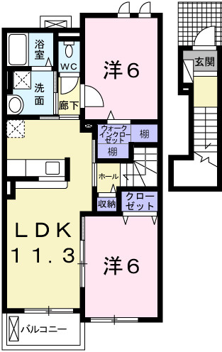 プリムローズの間取り