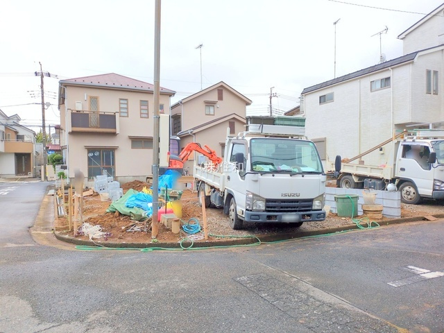 【新築分譲住宅】ふじみ野市元福岡3期の前面道路含む現地写真