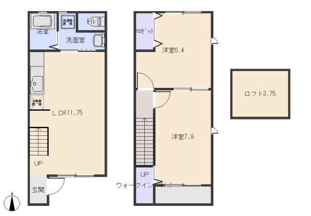 フォアサイトＢの間取り