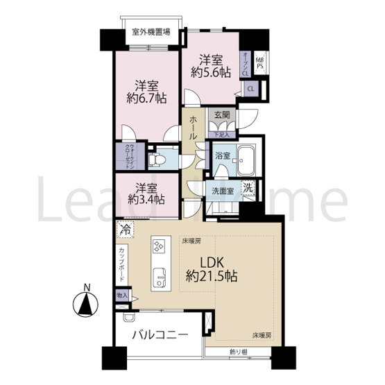 【間取り】 | ライオンズスクエア用賀