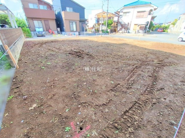 ふじみ野市元福岡２丁目の新築一戸建の前面道路含む現地写真