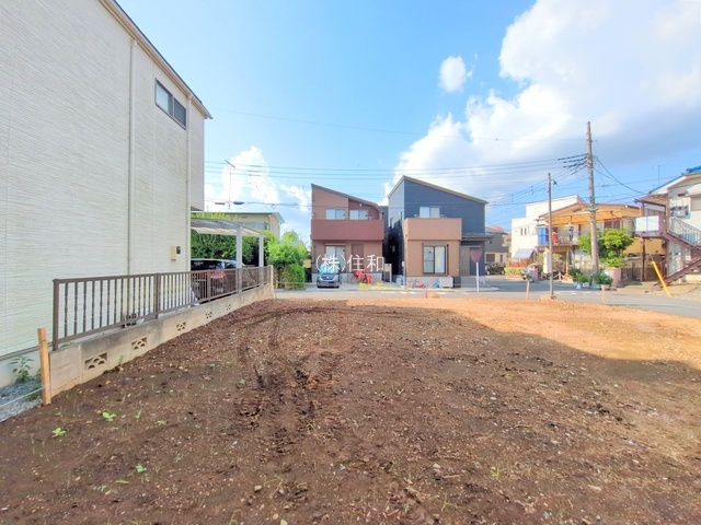ふじみ野市元福岡２丁目の新築一戸建の前面道路含む現地写真