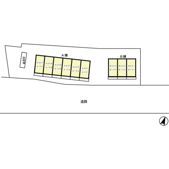【区画図】 | コスモスA