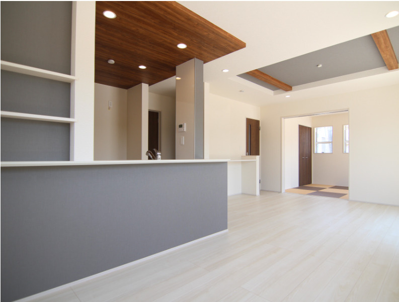 高崎市下佐野町（全３棟）3号棟の居間・リビング