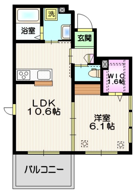 リバーストーン池袋の間取り|★1フロア2住戸★　★ウォークインクローゼット★
