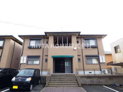 プラウシードⅠ，Ⅱの外観|駐車場２台無料（縦列）インターネットも無料でＷｉｆｉ設備付き◎