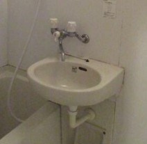 明風コーポの洗面所