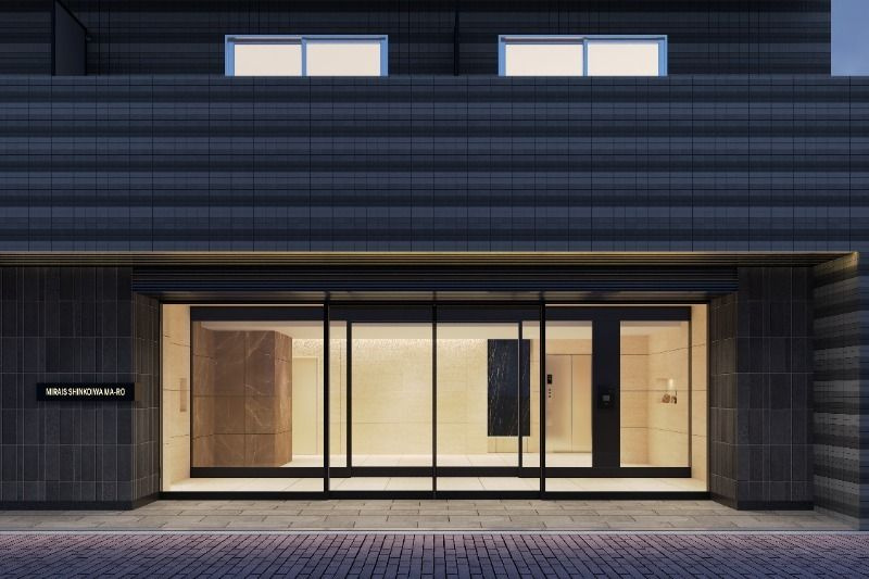 葛飾区東新小岩１丁目の賃貸マンションのロビー