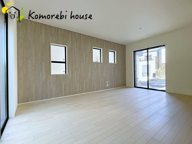 大宮指扇South side　新築一戸建て　グリーンガーデン　Iの居間・リビング|ゆったり過ごせるリビングです