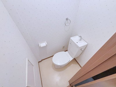 【トイレ】 | パークハイツ A棟【名古屋市賃貸・南向き】