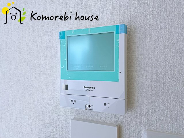 大宮指扇South side　新築一戸建て　グリーンガーデン　Jの防犯設備|来客時も画面で確認できる安心のTVモニターフォン。録画機能も付いているの安心。忙しい毎日をしっかりサポートします。