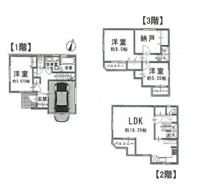 さいたま市見沼区深作2丁目　中古一戸建ての間取り