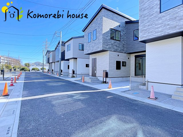 大宮指扇South side　新築一戸建て　グリーンガーデン　Lの前面道路含む現地写真|前面道路含む現地写真です