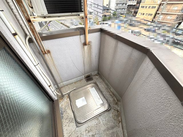 ベルエアー御影Ⅱのバルコニー