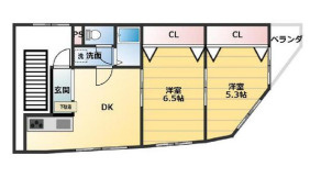 ベルエアー御影Ⅱの間取り