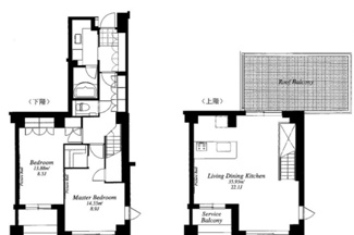 【間取り】 | フレンシア外苑西