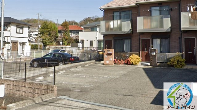 メゾンクレストの駐車場|パース写真