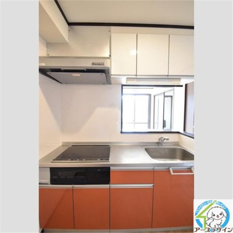 メゾンクレストのキッチン|パース写真