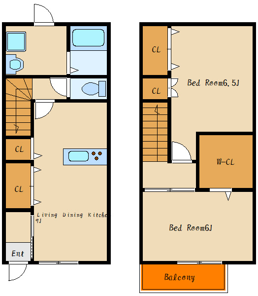 メゾンクレストの間取り